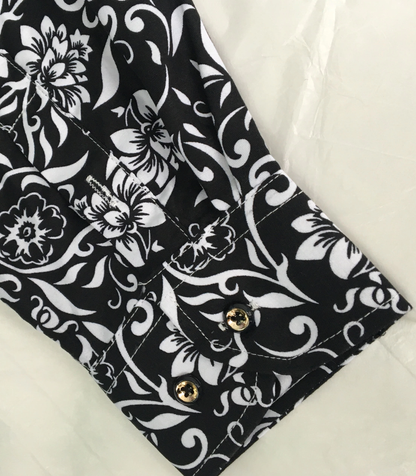 Funki Findz | Shirts | Men's Long Sleeve SlimFit Floral Dress Shirt
