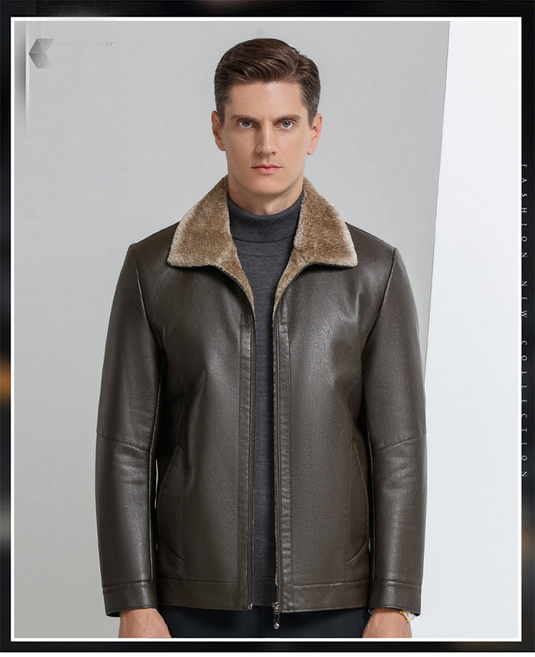 Funki Findz | Jackets | Men's Leather Luxury Sheepskin Jacket