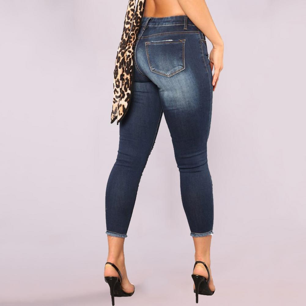 Funki Findz | Pants | Women's High Waist Denim Ripped Jeans