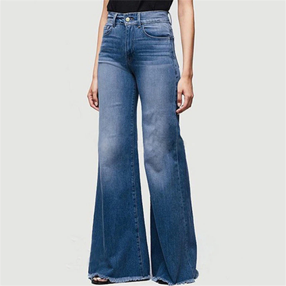Funki Findz | Pants | Women's Flared Wide Leg Mom Jeans
