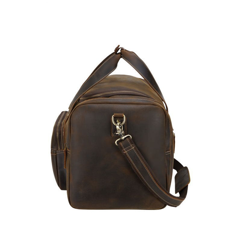 Funki Findz | Bags | Travel Bags | Men's Leather Overnight Bag