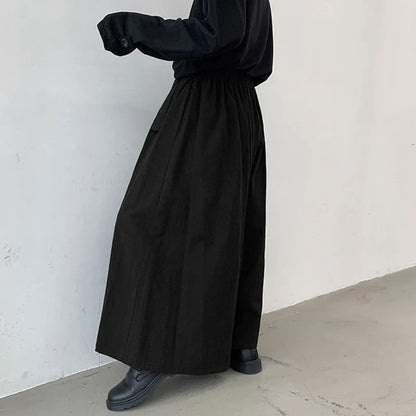 Funki Findz | Skirts | Men's Japanese Style Wide Leg Skirt Pants