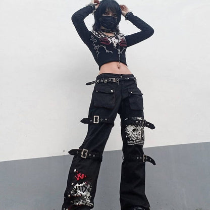 Funki Findz | Pants | Women's Gothic Harajuku Streetwear Pants