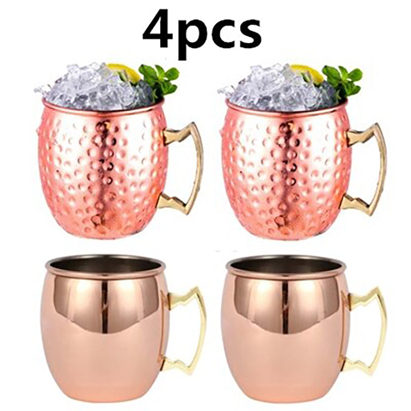 Funki Findz | Mugs | Moscow Mule 550ml Copper Mug Set Of 4