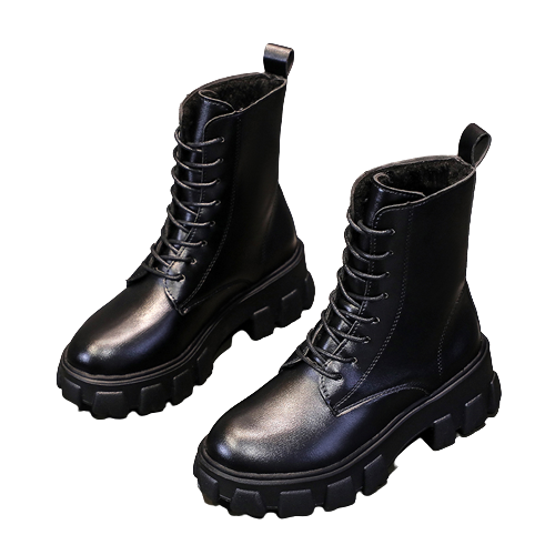 Funki Findz | Boots | Women's Lace-up Chunky Combat Boots