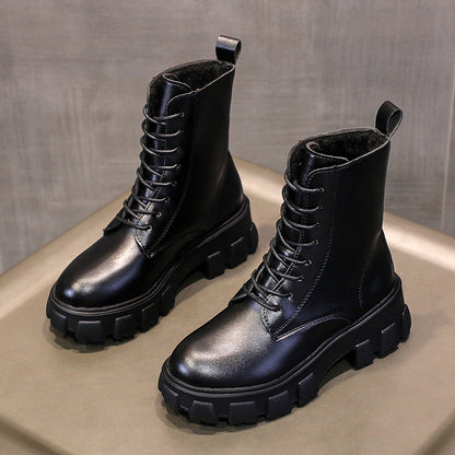 Funki Findz | Boots | Women's Lace-up Chunky Combat Boots