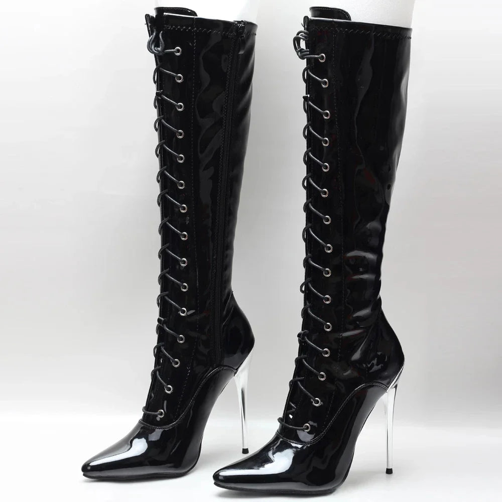 Funki Findz | Boots | Women's Super High Heel Stilettos Boots