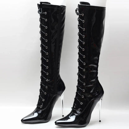 Funki Findz | Boots | Women's Super High Heel Stilettos Boots