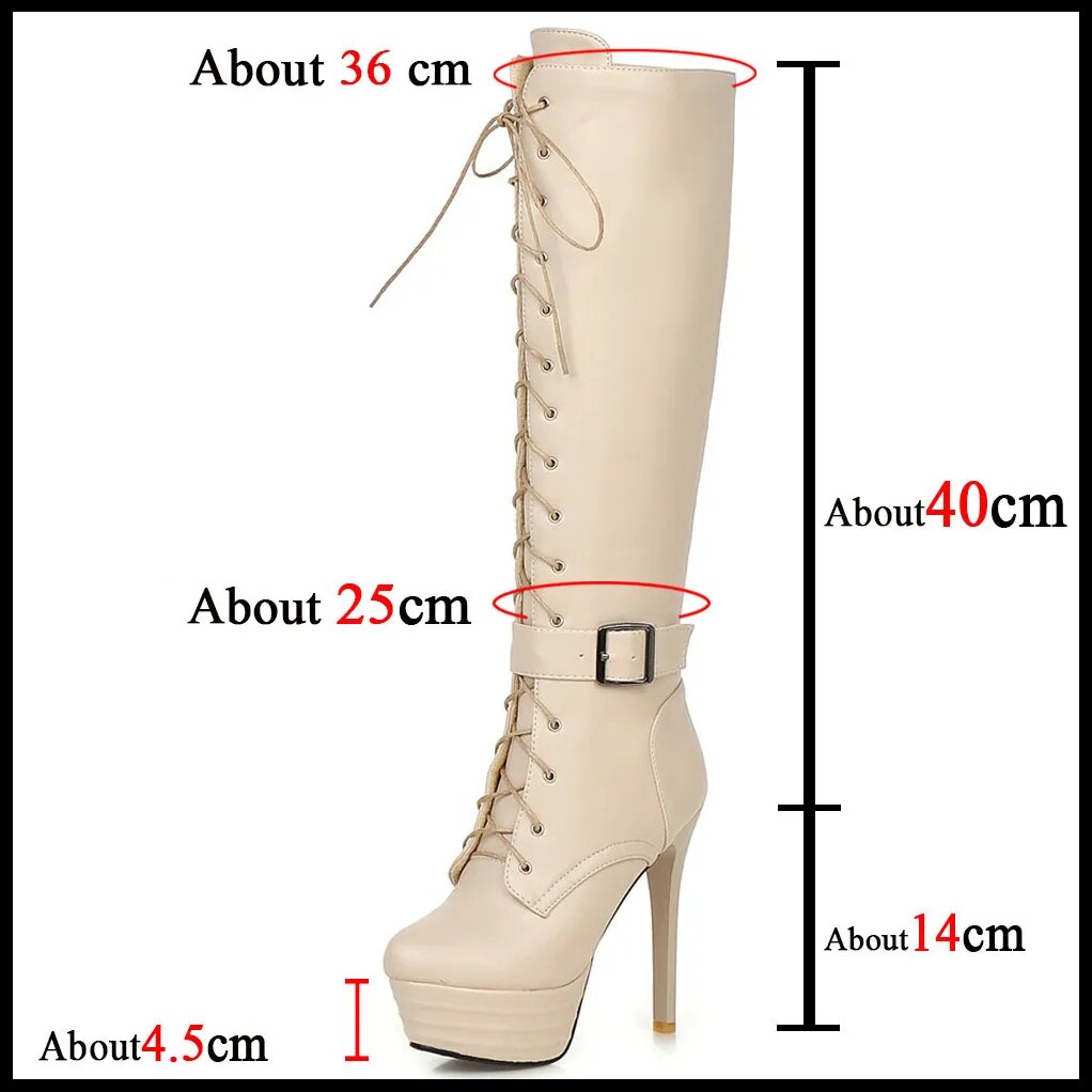 Funki Findz | Boots | Women's High Luxury Gothic Platform Boots