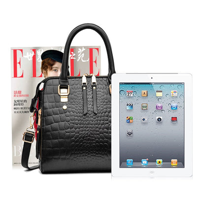 Funki Findz | Bags | Handbags | Women's Crocodile Pattern Tote
