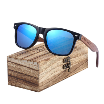 Funki Findz | Sunglasses | Unisex Black Walnut Wood Sunglasses