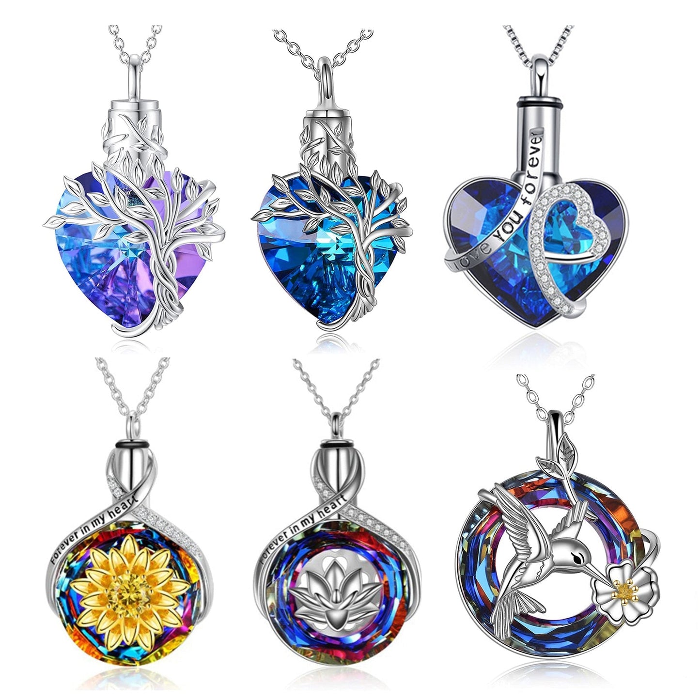 Funki Findz | Cremation Urn Necklaces | Heart Paw Pendant