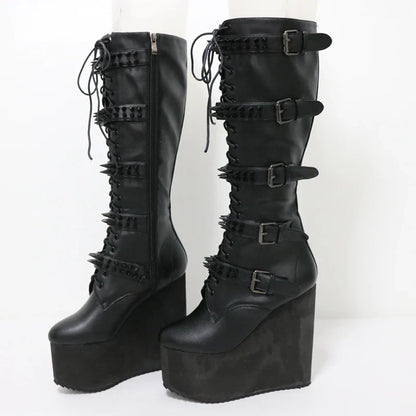 Funki Findz | Boots | Women's Super High Custom Platform Boot