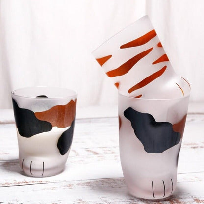 Funki Findz | Glasses | Cute Cat Paw Glass Coffee Cup Sets