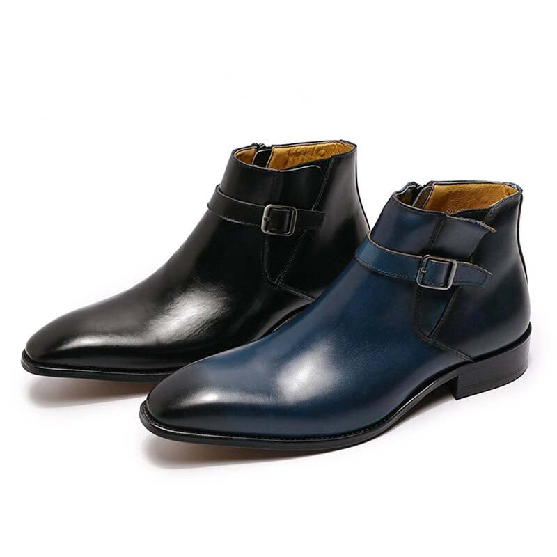 Funki Findz | Boots | Men's Genuine Leather Formal Dress Boots