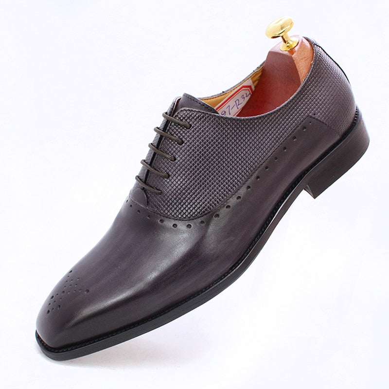 Funki Findz | Shoes | Men's Elegant Leather Oxford Brogue Shoe