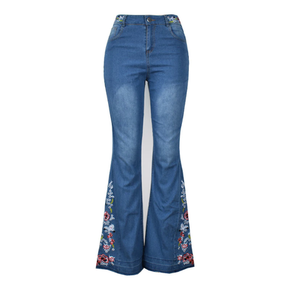 Funki Findz | Pants | Women's Boho Hippy Embroidered Jeans
