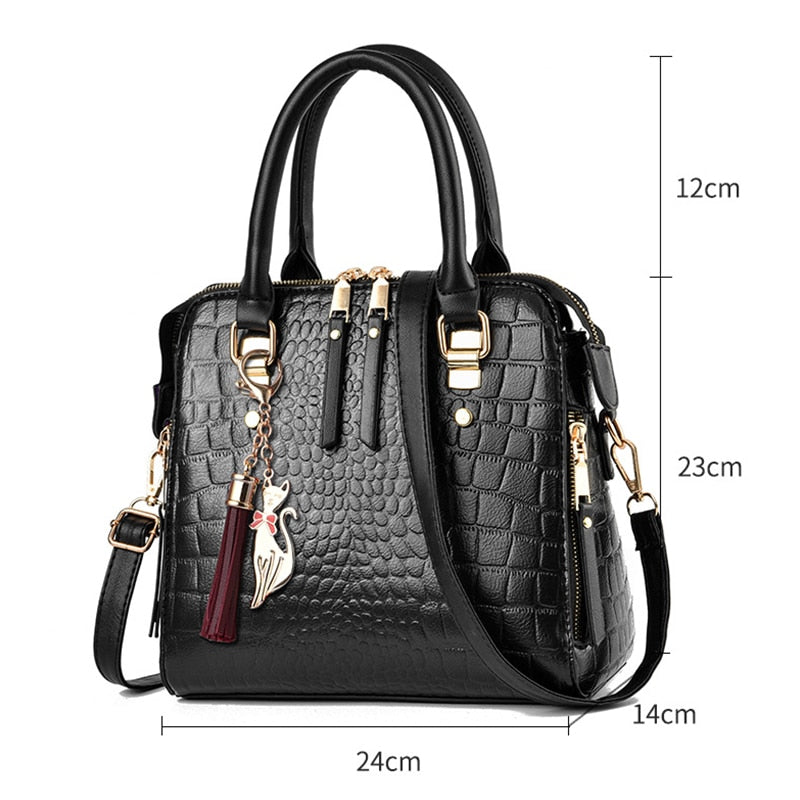 Funki Findz | Bags | Handbags | Women's Crocodile Pattern Tote