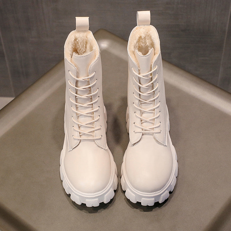 Funki Findz | Boots | Women's Lace-up Chunky Combat Boots
