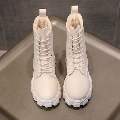 Funki Findz | Boots | Women's Lace-up Chunky Combat Boots