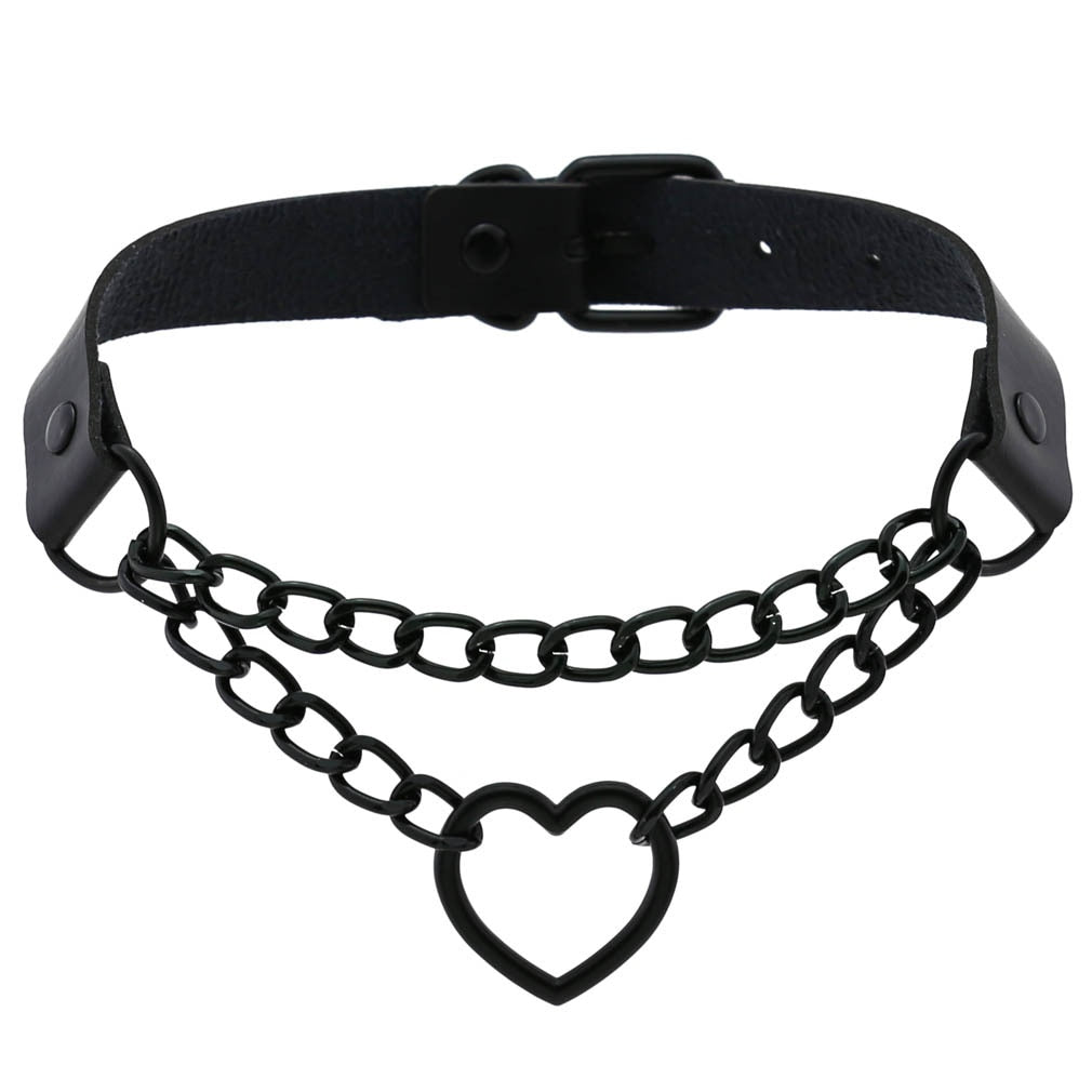 Funki Findz | Necklaces | Unisex Hip Hop PU Leather Choker