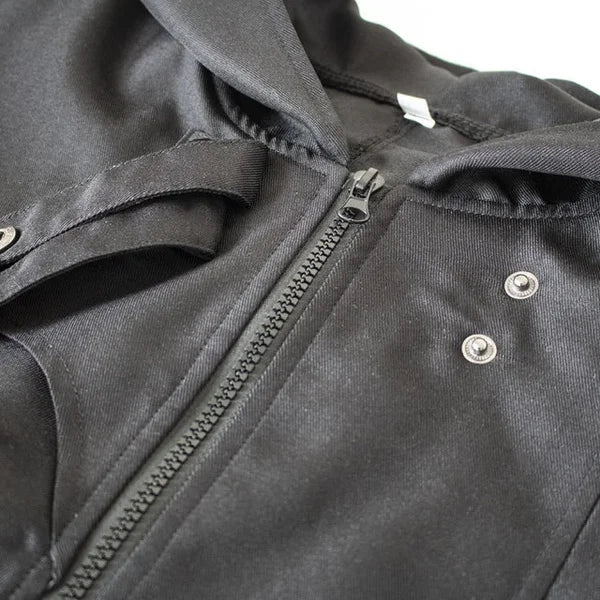 Funki Findz | Jackets | Men's Dark Gothic Long Hooded Jacket