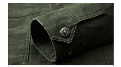Funki Findz | Jackets | Men's Military Warm Zip Up Cotton Jacket