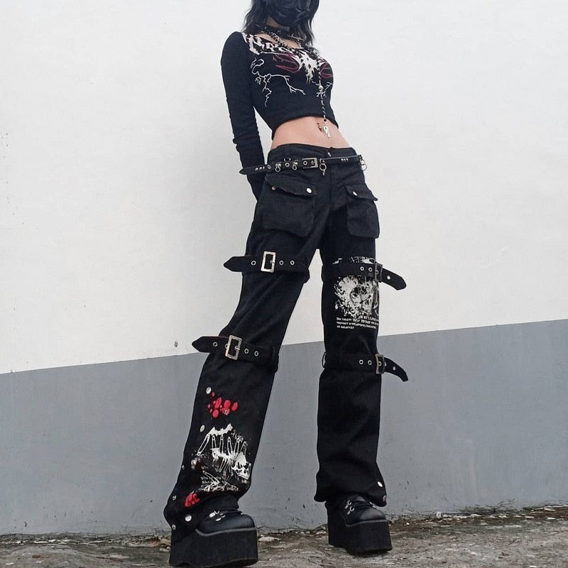 Funki Findz | Pants | Women's Gothic Harajuku Streetwear Pants