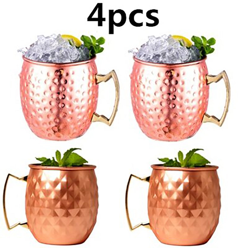 Funki Findz | Mugs | Moscow Mule 550ml Copper Mug Set Of 4