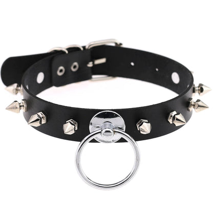 Funki Findz | Necklaces | Unisex Hip Hop PU Leather Choker
