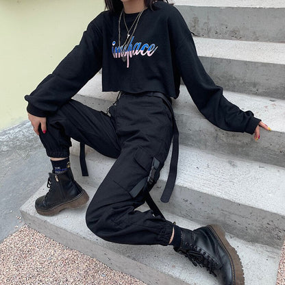 Funki Findz | Pants | Women's Big Pockets Loose Cargo Pant