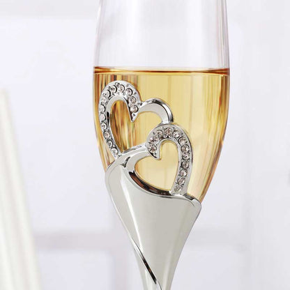 Funki Findz | Glasses | Wedding Champagne Flutes 2 Pcs Set