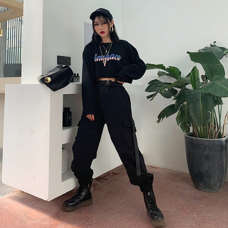 Funki Findz | Pants | Women's Big Pockets Loose Cargo Pant