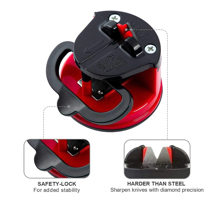 Funki Findz | Knife Sharpeners | Tungsten Suction Knife Sharpen