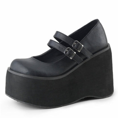 Funki Findz | Shoes | Women's Platform Wedge High Mary Janes