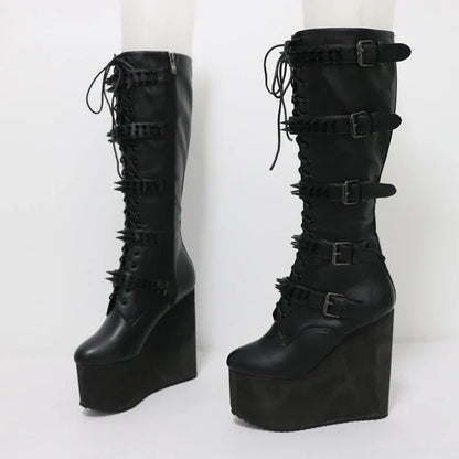 Funki Findz | Boots | Women's Super High Custom Platform Boot