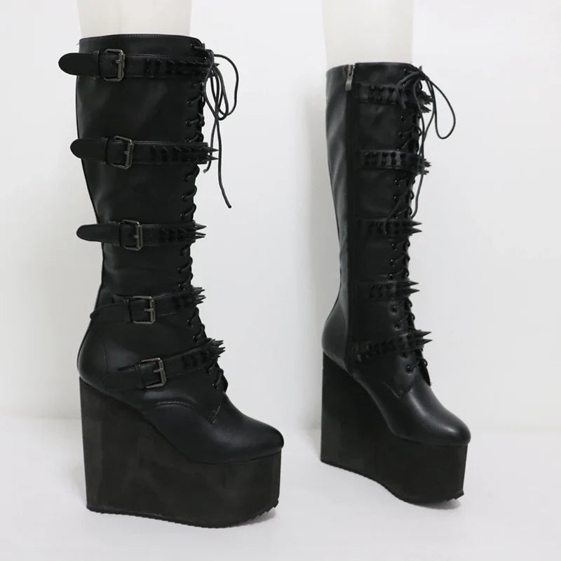 Funki Findz | Boots | Women's Super High Custom Platform Boot