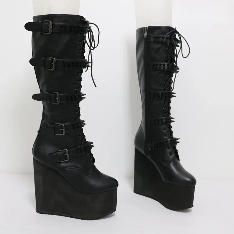 Funki Findz | Boots | Women's Super High Custom Platform Boot