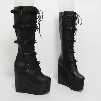Funki Findz | Boots | Women's Super High Custom Platform Boot