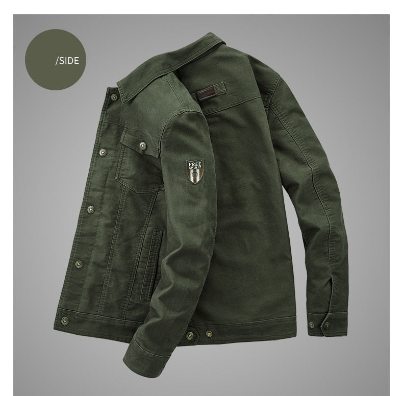 Funki Findz | Jackets | Men's Military Warm Zip Up Cotton Jacket