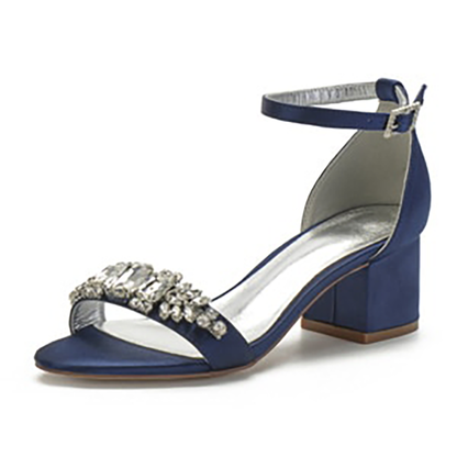 Funki Findz | Shoes | Women's Elegant Low Satin Dress Sandals