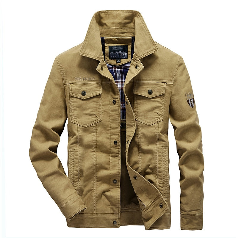 Funki Findz | Jackets | Men's Military Warm Zip Up Cotton Jacket