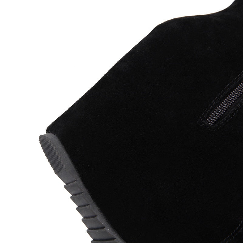 Funki Findz | Boots | Women's Pink Lace Up Suede Platform Boot