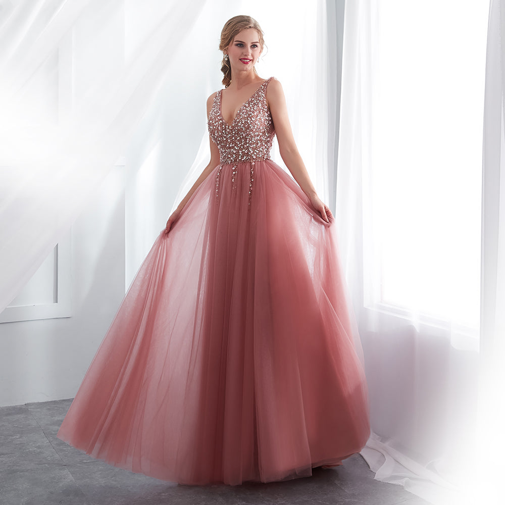 Funki Findz | Dresses | Women's Beaded  Evening Dress | Tulle