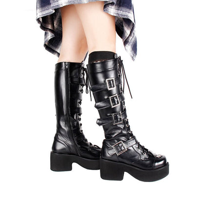 Funki Findz | Boots | Women's Japanese Gothic Platform Boots