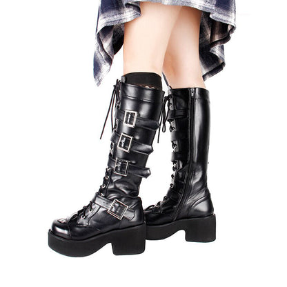 Funki Findz | Boots | Women's Japanese Gothic Platform Boots