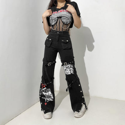 Funki Findz | Pants | Women's Gothic Harajuku Streetwear Pants