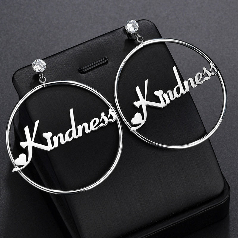 Funki Findz | Earrings | Custom Name Phrase Initial Drop Earring