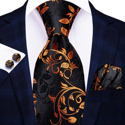 Funki Findz | Neckties | Men's 100% Silk Luxury 3Pcs Tie Sets