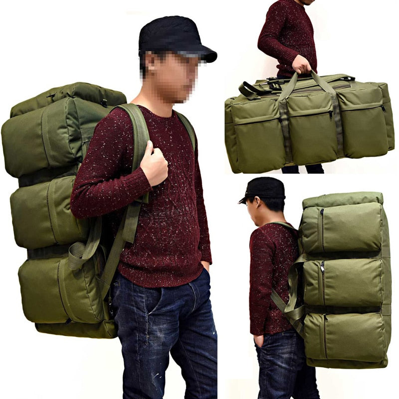 Funki Findz | Bags | Travel Bags | Large Canvas Duffel Bag